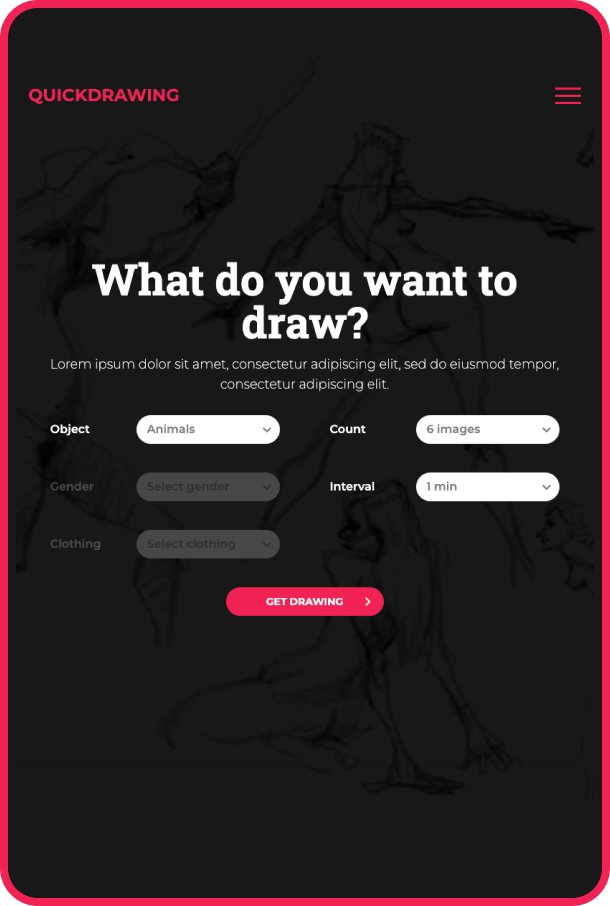 Preview Image of Quickdrawing React App